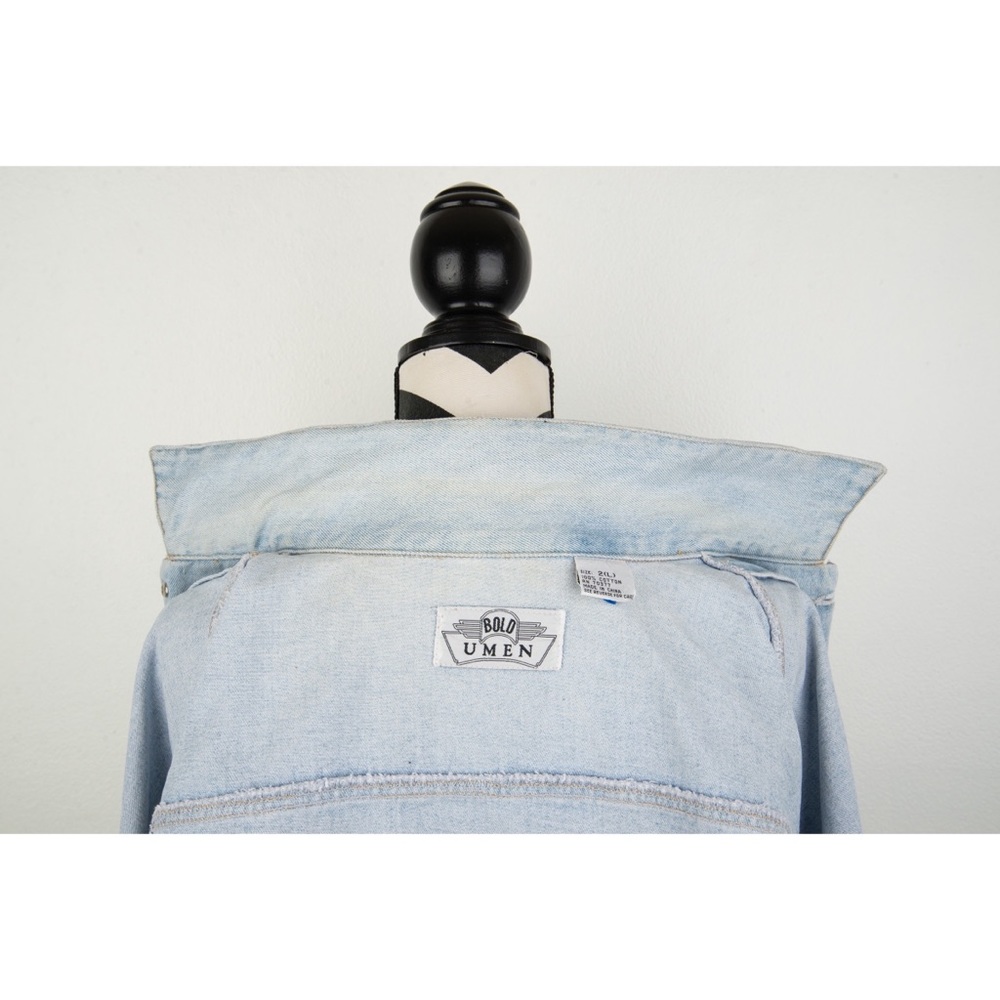 Vintage Bolo Umen Tie Dye Jean Trucker Jacket - Picture 10 of 16